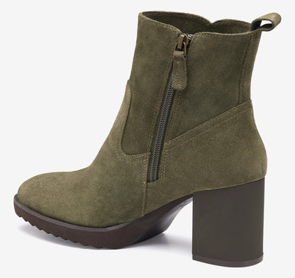Olive Waterproof Suede
