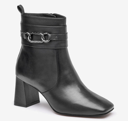 Black Nappa Leather