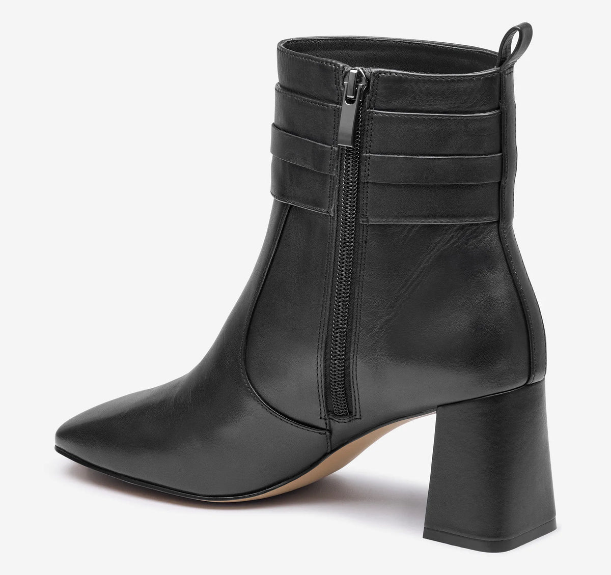Black Nappa Leather