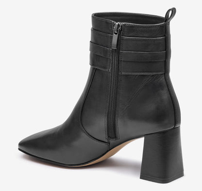 Black Nappa Leather