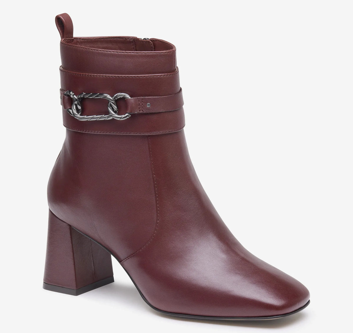 Wine Nappa Leather