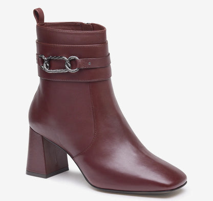 Wine Nappa Leather