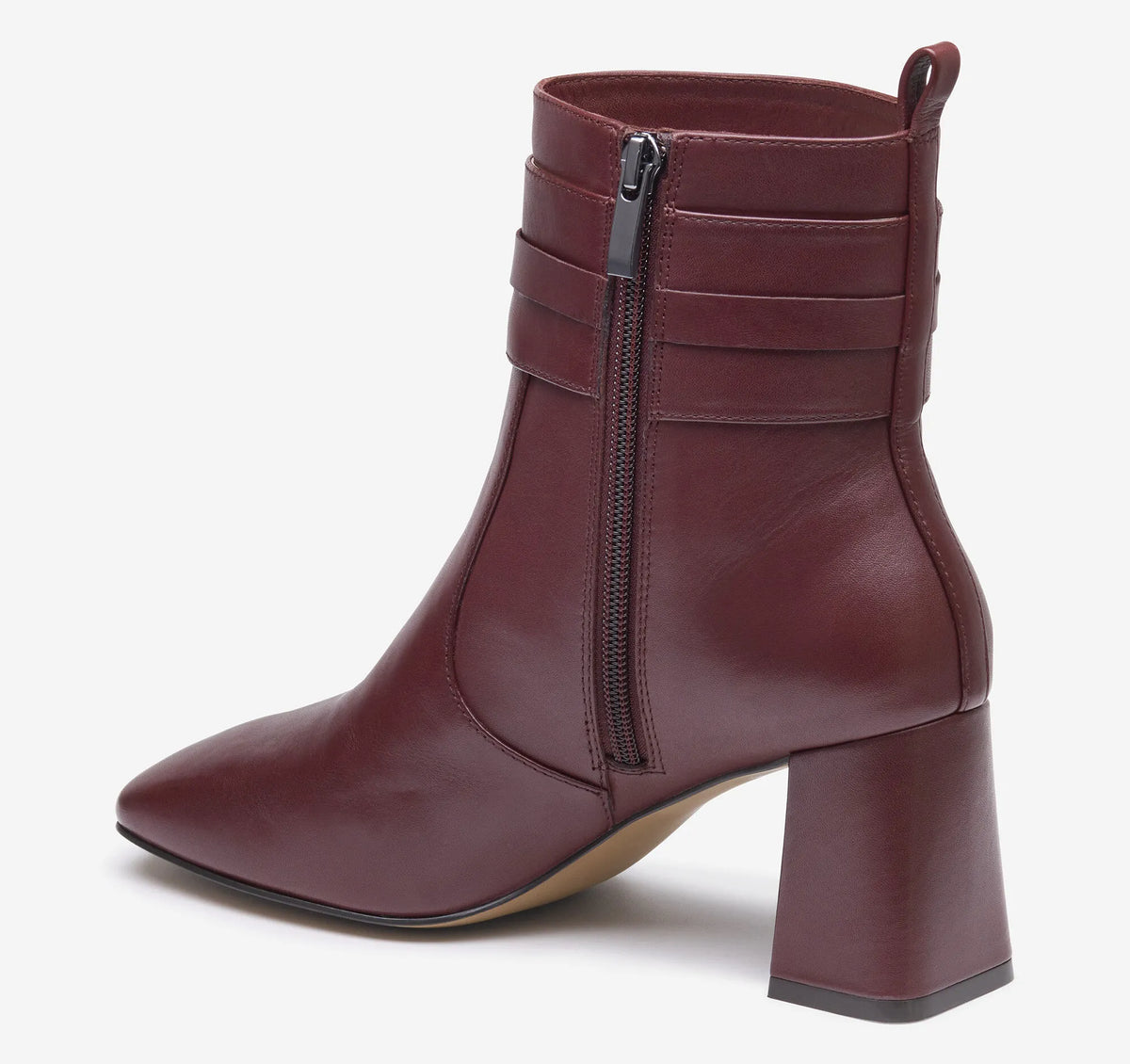 Wine Nappa Leather