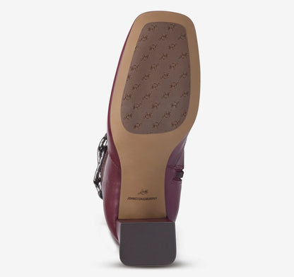Wine Nappa Leather