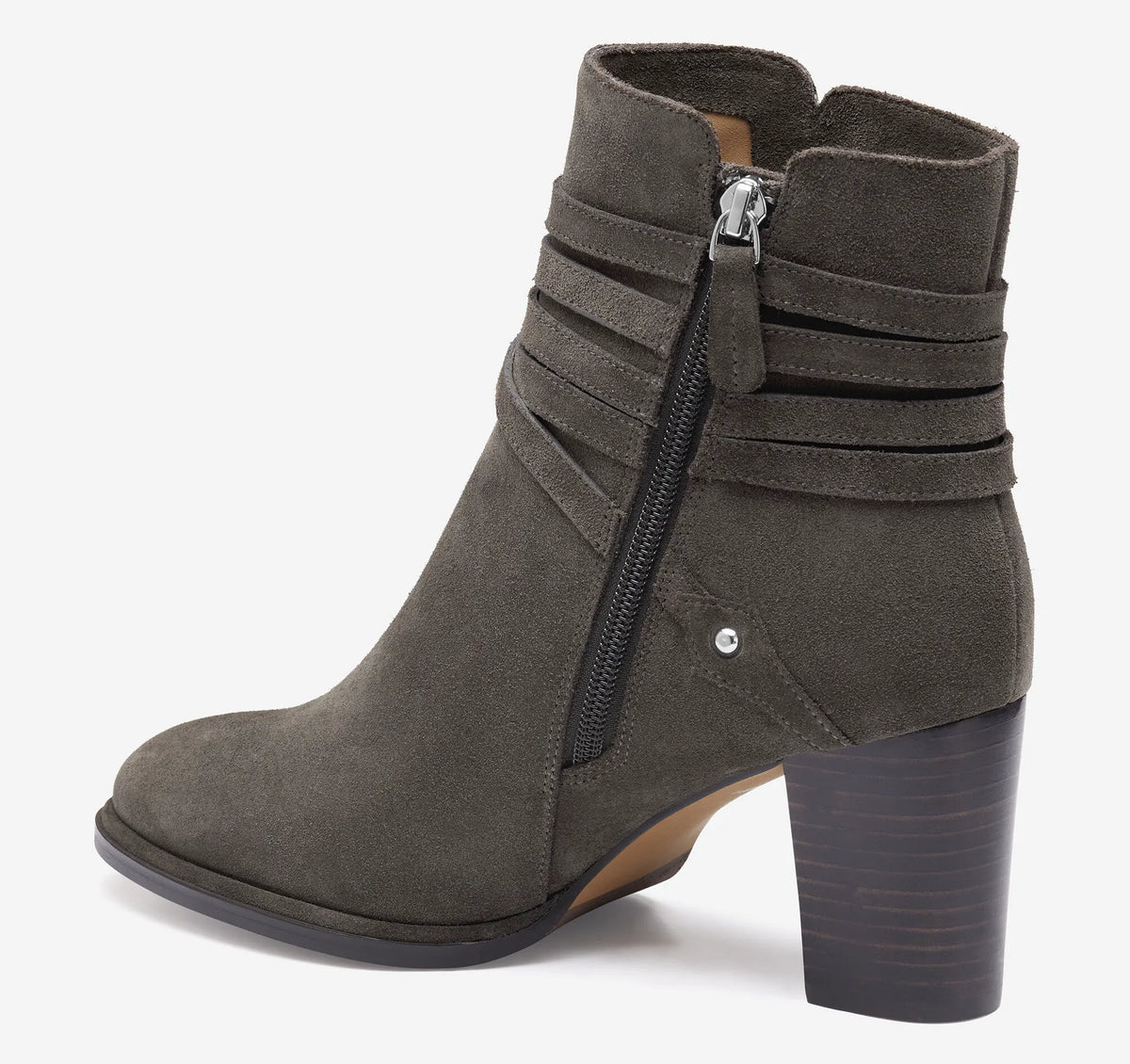 Dark Gray Suede