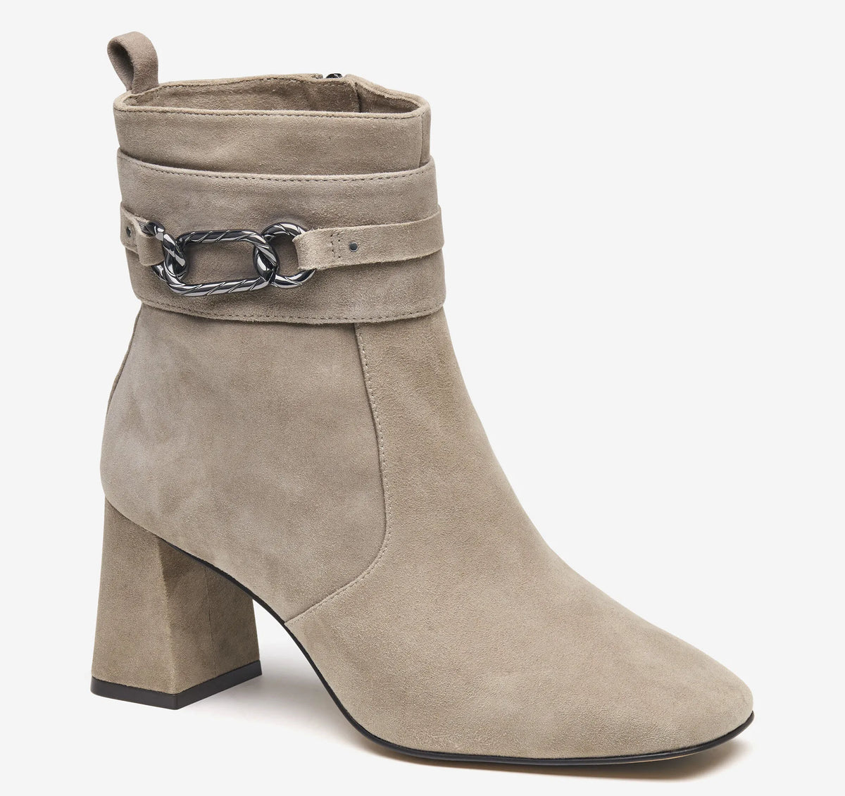 Taupe Kid Suede